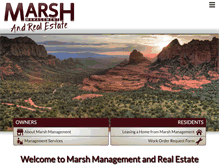 Tablet Screenshot of marshmanagement.net